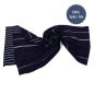 Preview: Scarf Shawl Silk Flannel Navy White