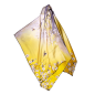 Preview: Seidentuch Satin Landschaftsbild Weiße Blüte Gelb