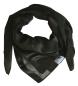 Preview: Foulard Shawl Silk Satin Gauze 85X85 Black