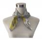 Preview: Foulard Shawl Silk Satin Classic Yellow Grey