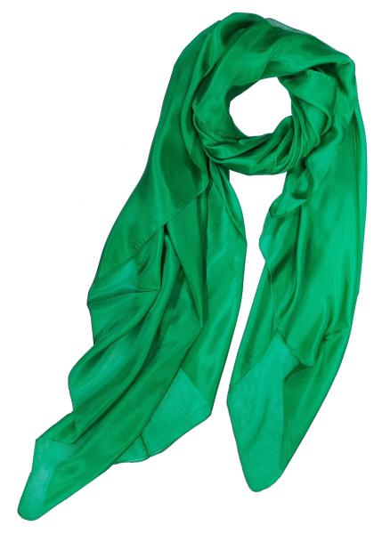 Scarf 100% Silk Paj Unicolour Deep Mint