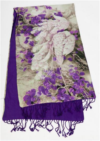 Lady Shawl Scarf Silk Feeling 2-Layers 175X53 cm ST-PE-JCM-1404-3